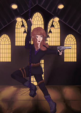 (Shaded Full Body + Complex Background) Vanderwood Mission